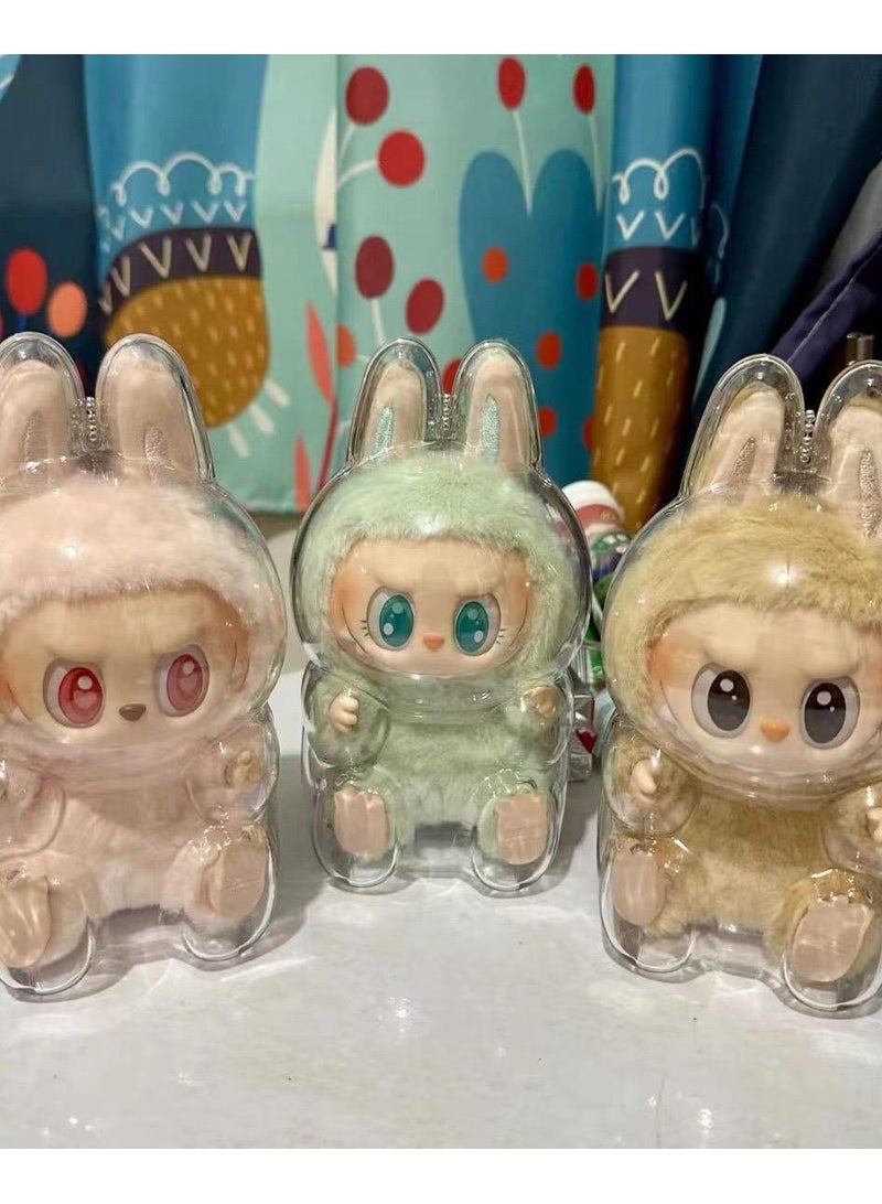 Labubu Case Have a Seat Vinyl Plush Doll, Sturdy LABUBU Protector with White Silicone Tie  - Image 2