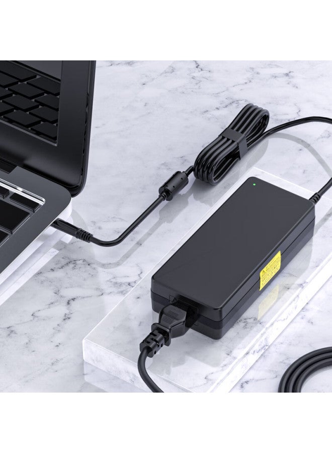 Delippo Power Adapter For Dell G3/g7 Alienware M17x R4 Gaming Laptop, 19.5v 9.23a 180w Large Port Laptop Charger Cable