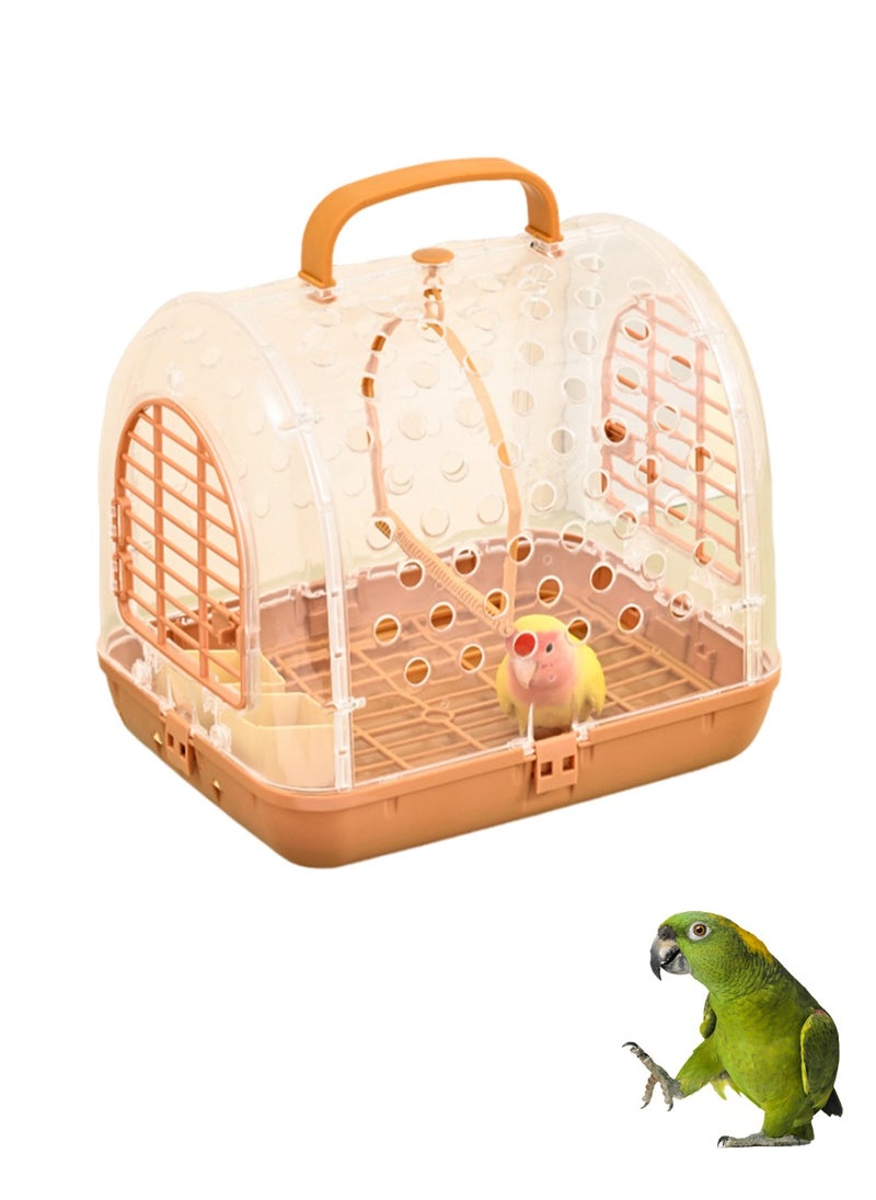 Kidle Portable Bird Cage Bird Carrier Bag Bird Travel Cage Walk Birds Portable Takeout Cages Bird Travel Carrier Breathable Lightweight Parrot Bird Cage  - Image 1