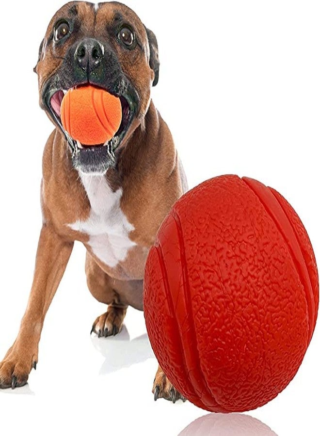 Pups&Pets Dogs' Strong Natural High Bouncing Rubber Ball Toys for Dogs and Cats - Image 1