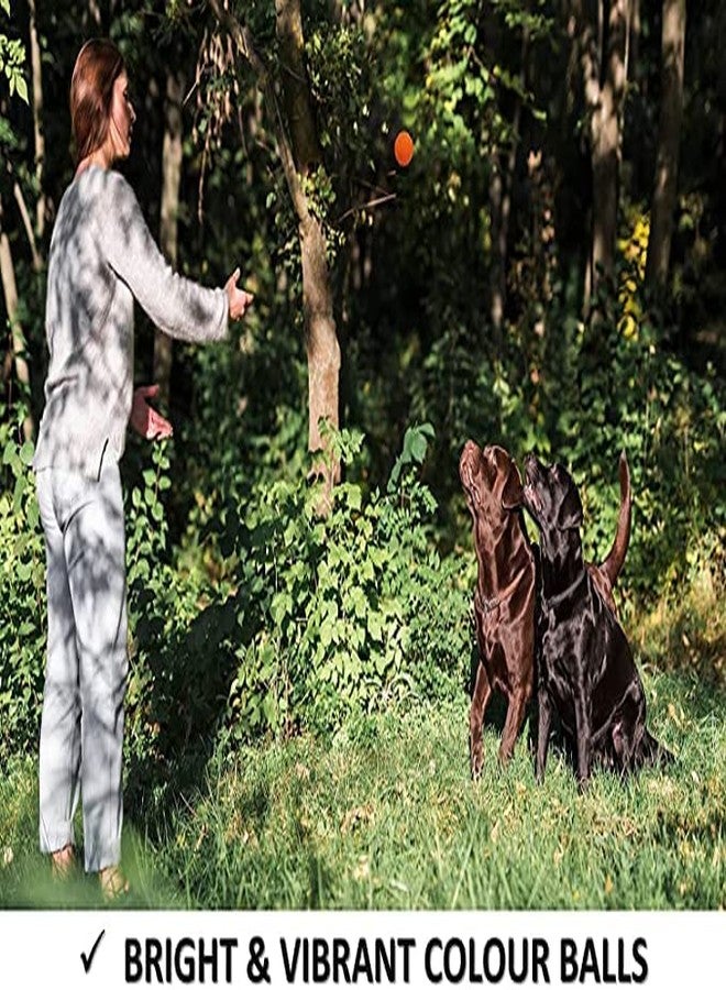 Pups&Pets Dogs' Strong Natural High Bouncing Rubber Ball Toys for Dogs and Cats - Image 5