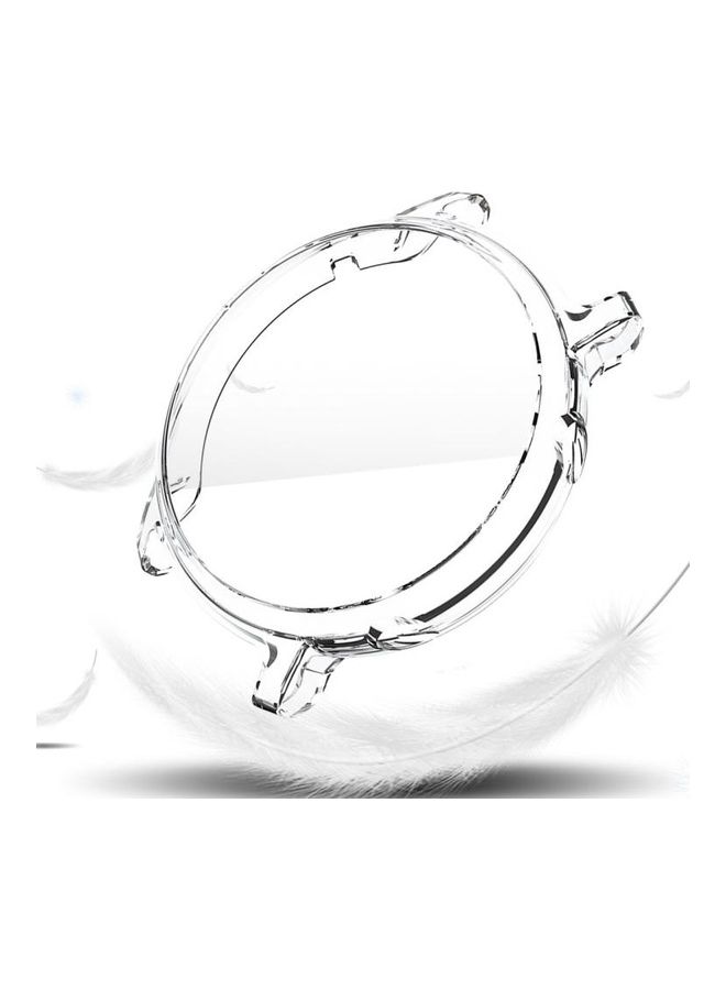 NIBEMINENT Plating TPU All-Inclusive Protective Shell For Huawei GT2 42mm Clear - Image 2