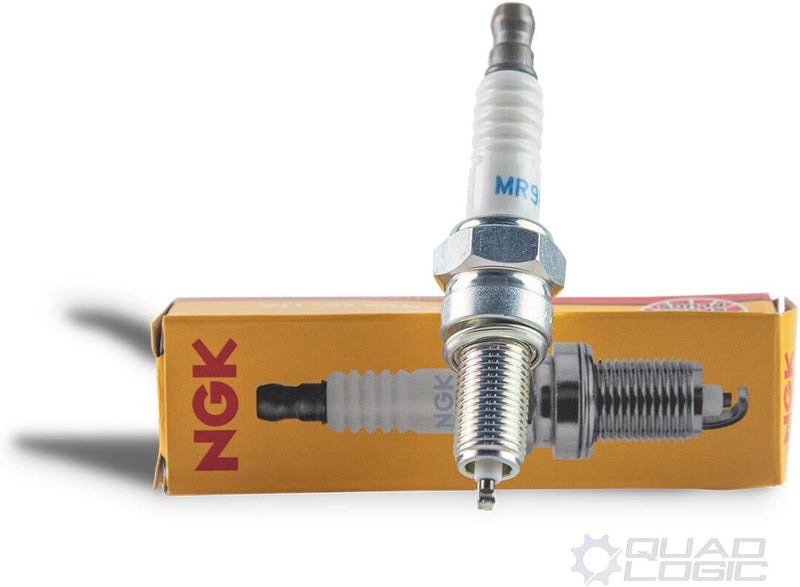 Quad Logic UTV Spark Plug NGK MR9F – Fits RZR Pro XP, RZR Turbo, RZR Turbo S, RZR Turbo R (2017–2025) – Replaces 3023173 - Image 1