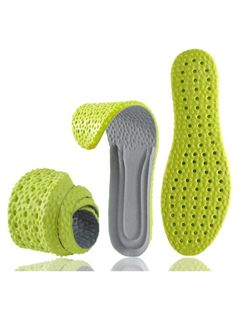 5 Pairs of Memory Foam Shoe Insoles for Men and Women, Offering Exceptional Shock Absorption and Cushioning for Foot Comfort, Ideal Replacement Inserts (UK Size 7-9)