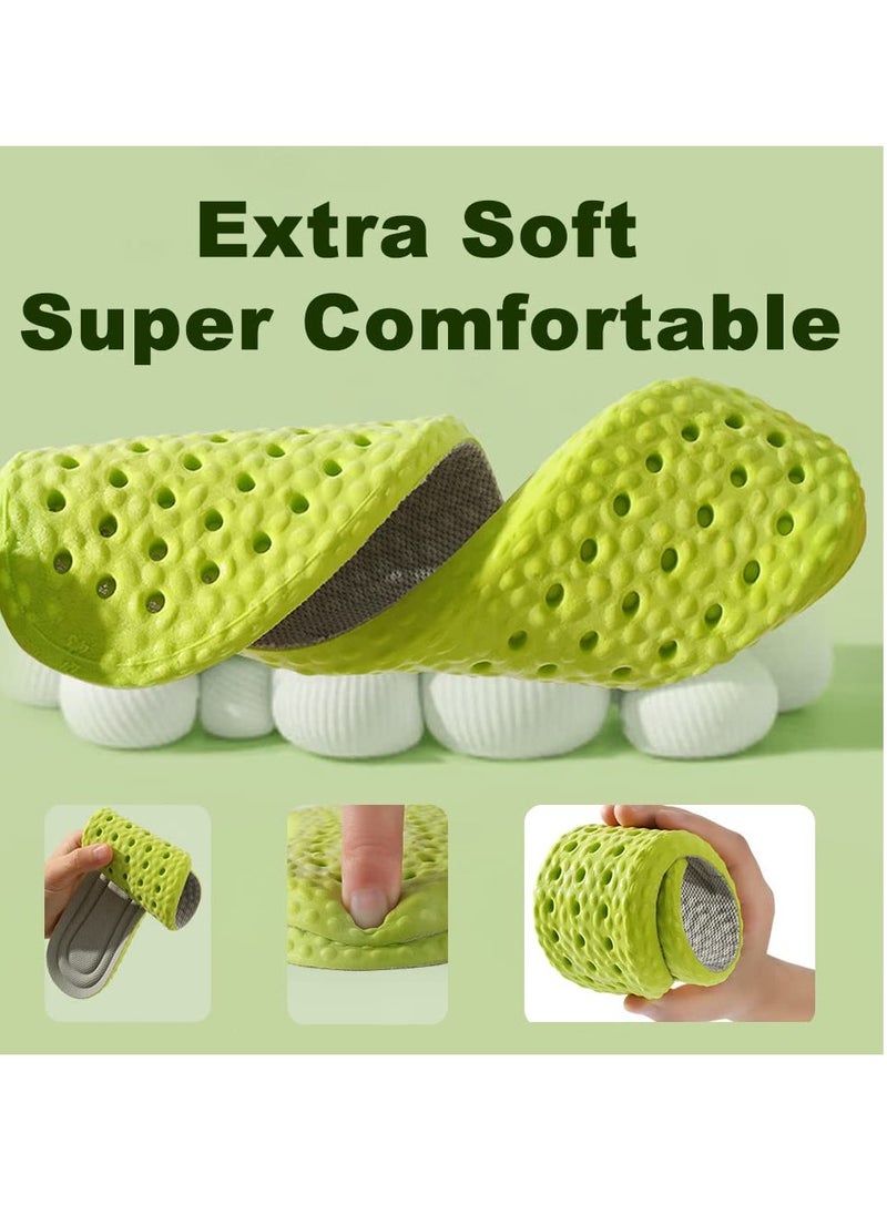 Generic - 5 Pairs of Memory Foam Shoe Insoles for Men and Women, Offering Exceptional Shock Absorption and Cushioning for Foot Comfort, Ideal Replacement Inserts (UK Size 7-9) - Image 1
