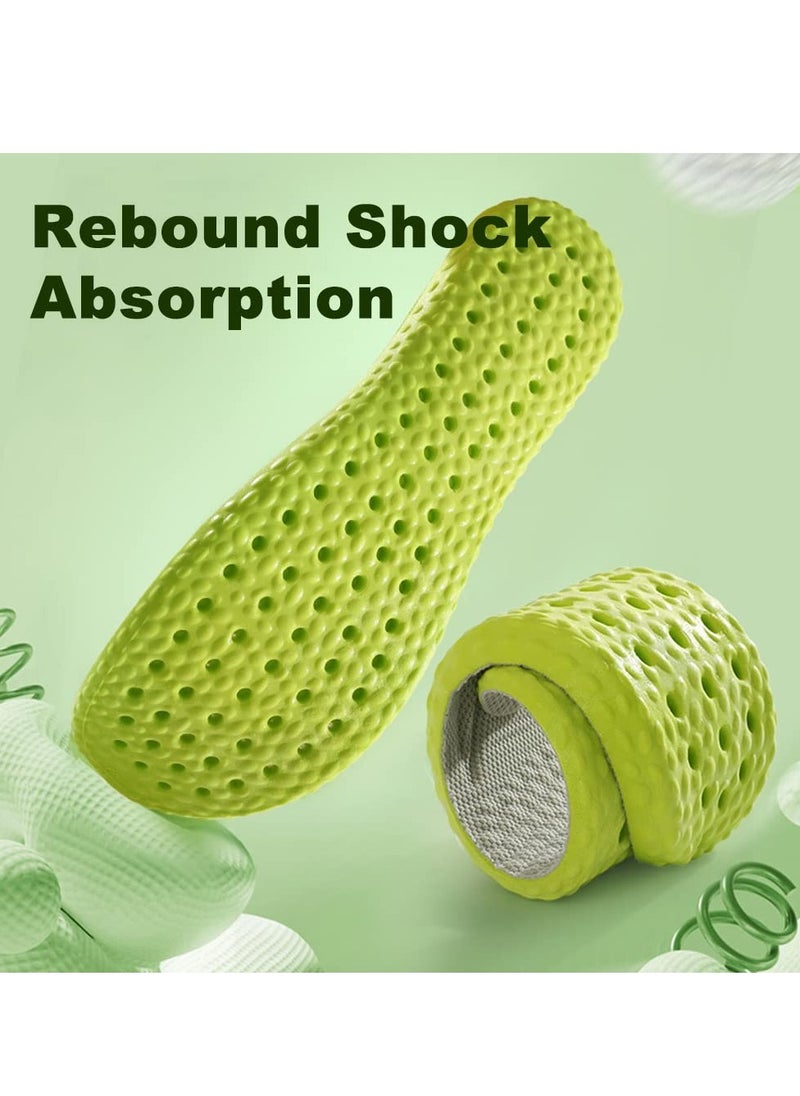 Generic - 5 Pairs of Memory Foam Shoe Insoles for Men and Women, Offering Exceptional Shock Absorption and Cushioning for Foot Comfort, Ideal Replacement Inserts (UK Size 7-9) - Image 1
