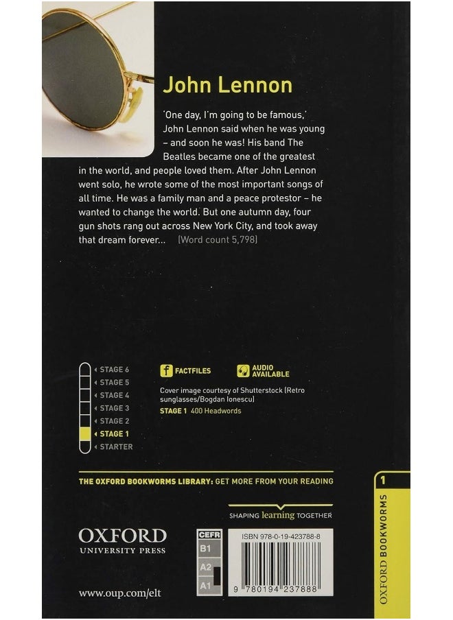 Oxford Bookworms Library Factfiles: Level 1:: John Lennon - pzsku/Z672BEE7A614F1C7D7AA3Z/45/_/1733824011/2aa27508-f4c5-48b5-b50e-474e9d023fbc