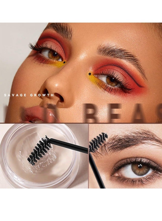 DEROL 1 Pcs Eyebrow Soap Kit, Eyebrow Styling Soap Gel Brows Shaping Cream Waterproof Long Lasting Eyebrows Styling Wax Eyebrow Gel for Natural Brows Shaping Defining - Image 3