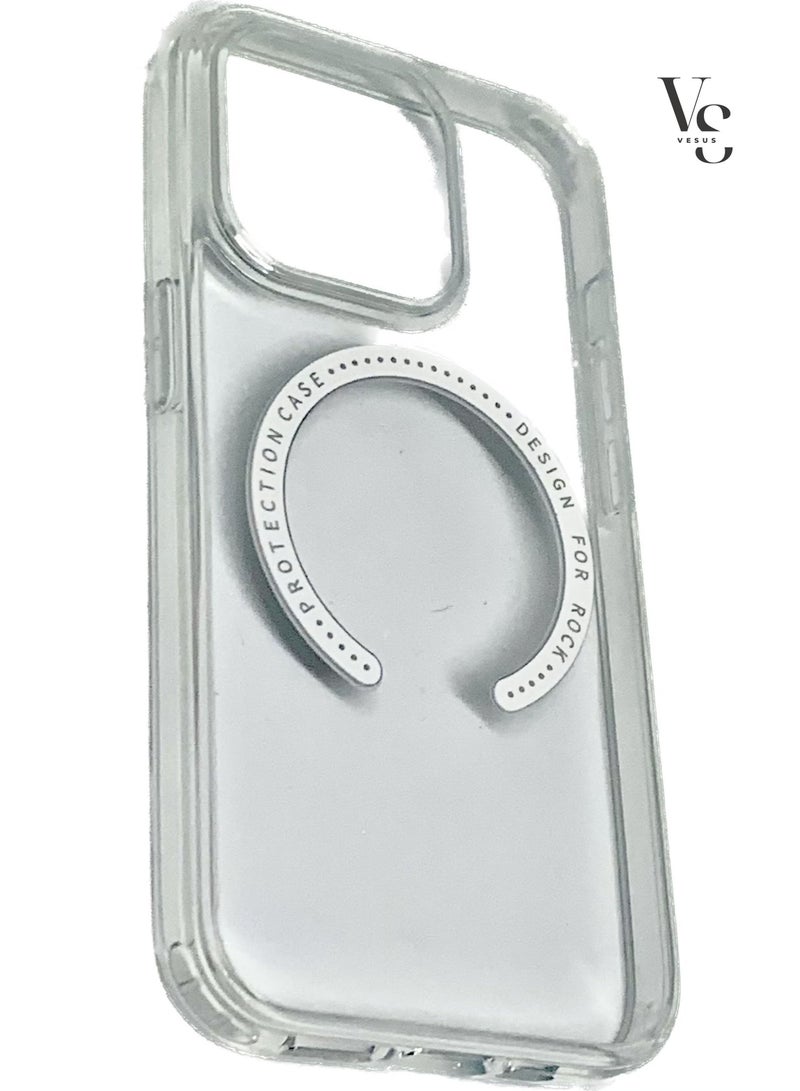 vesus Crystal Clear Impact Protection with MagSafe Compatibility for Apple iPhone 14 Pro Clear Case 