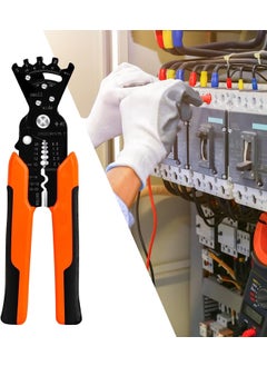 JIAVAXA Wire Stripper Multifunctional Cable Stripper Wire Cutter Wire Crimper Professional Automatic Wire Stripping Pliers Tool for Wire StrippingCuttingCrimpingWinding Wrench Tool  - Image 1