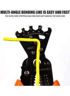 JIAVAXA Wire Stripper Multifunctional Cable Stripper Wire Cutter Wire Crimper Professional Automatic Wire Stripping Pliers Tool for Wire StrippingCuttingCrimpingWinding Wrench Tool  - Image 4