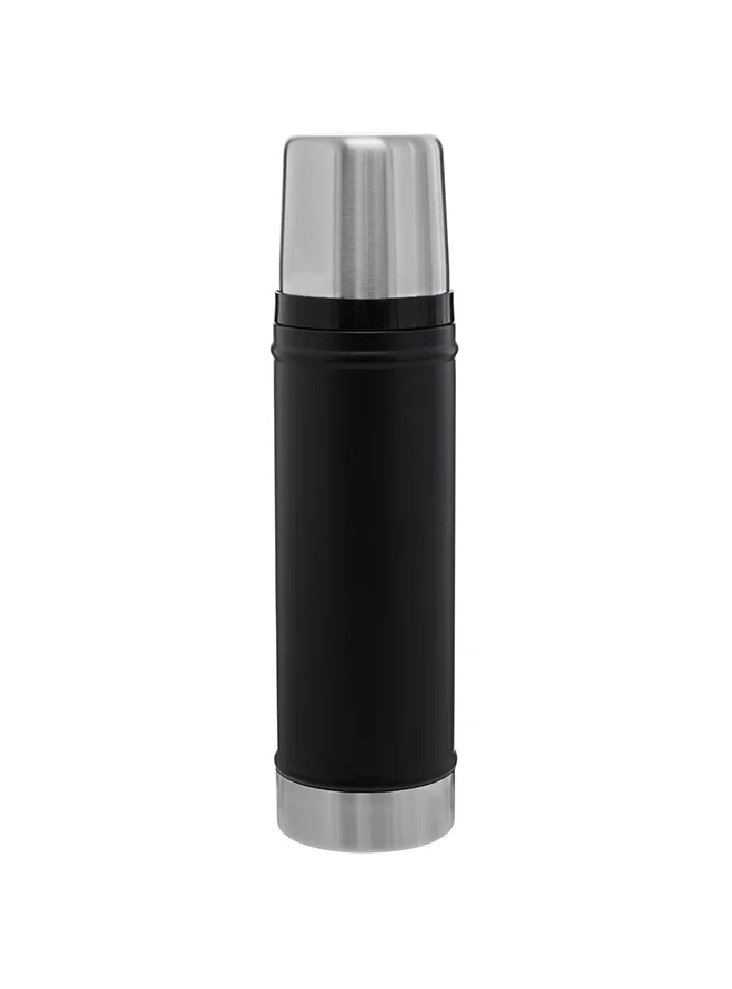 ستانلي Stanley Classic Legendary Bottle 0.47L / 16OZ Matte Black â€“ BPA FREE Stainless Steel Thermos | Keeps Cold or Hot for 15 Hours | Leakproof Lid Doubles as Cup | Dishwasher Safe | Lifetime Warranty