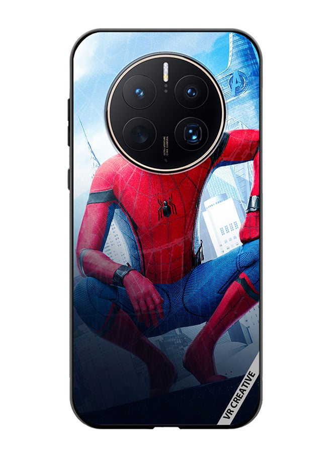 VR CREATIVE Protective Case Cover For Huawei Mate 50 Pro Spiderman Design Multicolour - Image 1