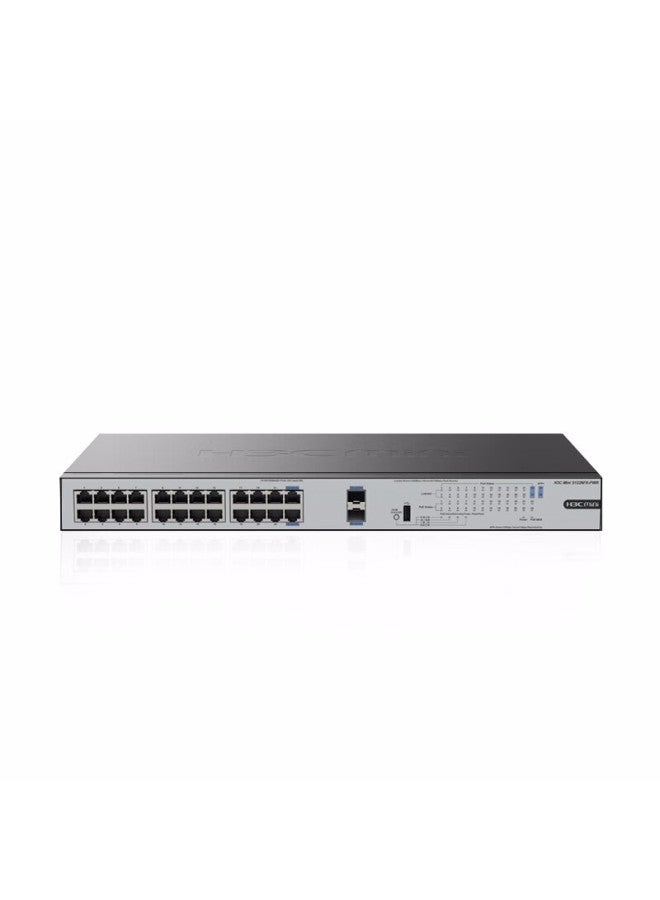 H3c Gigabit Poe Switch With 1m Ethernet Cable 24-port Power + 2 10g Optical Non-managed Enterprise Rack-mount Switch Network Splitter Power - Image 4