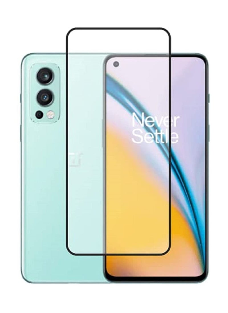 Generic - 5D Full Screen Protector With Black Frame ForOnePlus Nord 2 - Image 1
