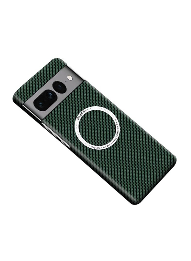 General The Google Pixel 7 Pro Magnetic Case is compatible with the MagSafe Charger Carbon Fiber Ultra Thin Kevlar Fiber Case 