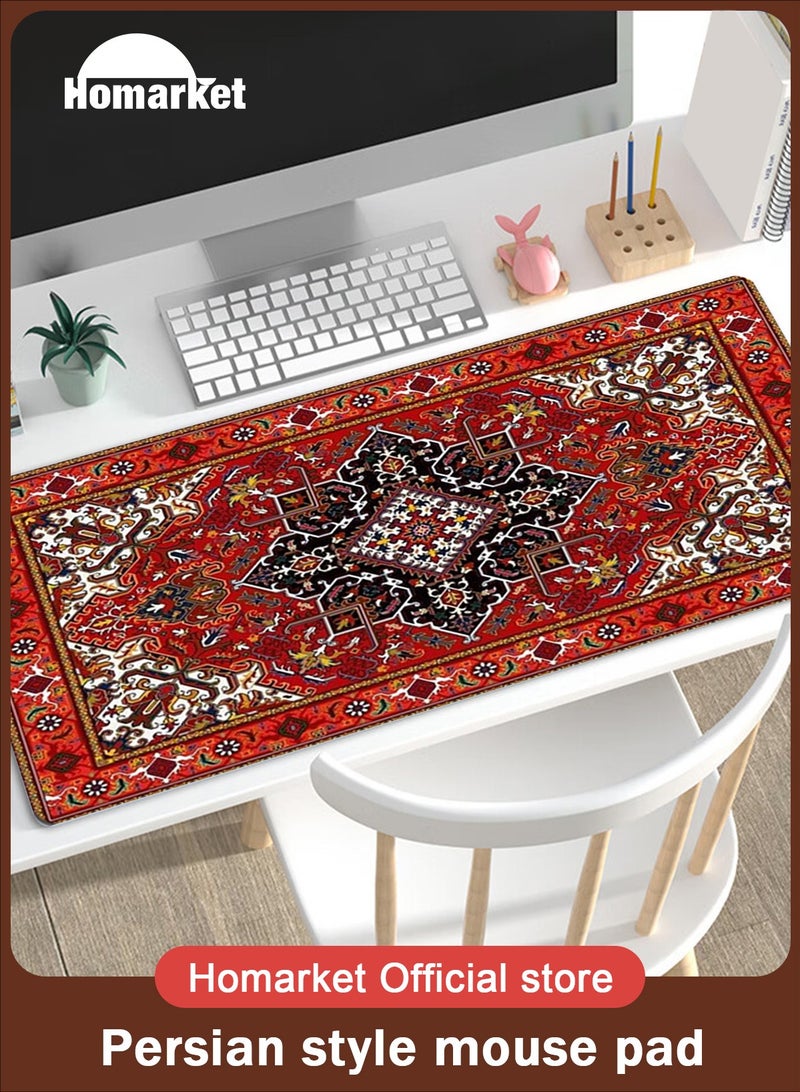 HomarKet Pattern Extended Mouse Pad , 90 x 40 cm, Anti-Slip Rubber Base, Stitched edges, Suitable for Gaming, Desktop, Office use  - Image 1