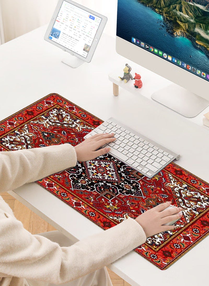 HomarKet Pattern Extended Mouse Pad , 90 x 40 cm, Anti-Slip Rubber Base, Stitched edges, Suitable for Gaming, Desktop, Office use  - Image 4