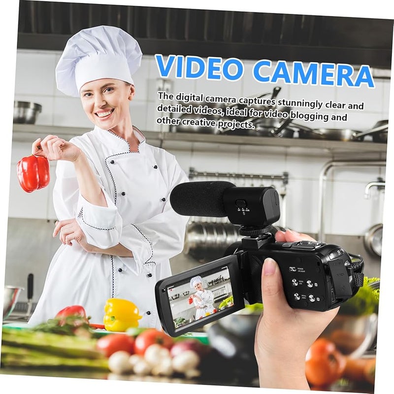4K Touch Screen Vlogging Camera Portable Digital Camcorder for YouTube Creators - Image 5