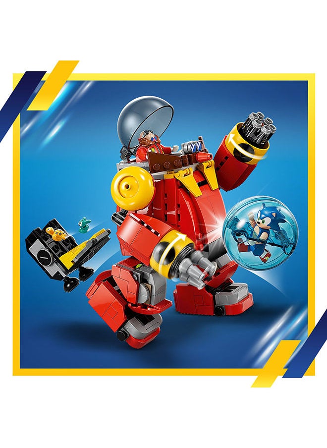 LEGO - Sonic The Hedgehog Sonic Vs. Dr. Eggman’S Death Egg Robot 76993 Building Toy Set For Ages 8+; Includes Sonic’S Speed Sphere And Launcher For Action Fun, Plus 6 Characters For Creative Role Play (615 Pieces) - Image 1