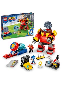 Sonic The Hedgehog Sonic Vs. Dr. Eggman’S Death Egg Robot 76993 Building Toy Set For Ages 8+; Includes Sonic’S Speed Sphere And Launcher For Action Fun, Plus 6 Characters For Creative Role Play (615 Pieces)