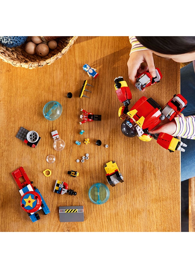 LEGO - Sonic The Hedgehog Sonic Vs. Dr. Eggman’S Death Egg Robot 76993 Building Toy Set For Ages 8+; Includes Sonic’S Speed Sphere And Launcher For Action Fun, Plus 6 Characters For Creative Role Play (615 Pieces) - Image 1