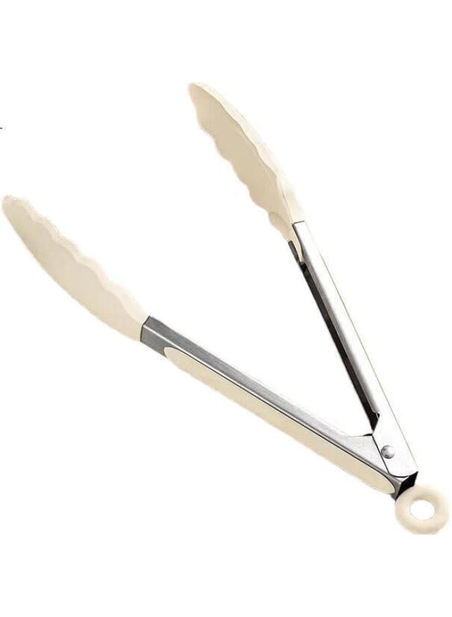 Additive Degree Jiadu Barbecue Tongs, Food Tongs, Silicone Kitchen Tongs, Food Clamps, Heat-Resistant, Anti-Scalding, Stainless Steel Steak Tongs, Grilling Tongs - Image 3