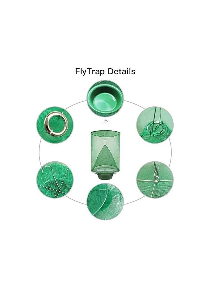 Generic 8 Pack Fly Trap Garden Ranch Orchard Trap,Ranch Fly Trap Flay Catcher, The Most Effective Trap Ever Made with Pots Flay Catcher New Fly Red Drosophila  - Image 2
