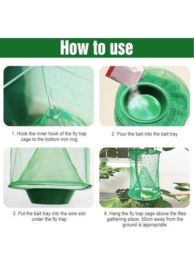 Generic 8 Pack Fly Trap Garden Ranch Orchard Trap,Ranch Fly Trap Flay Catcher, The Most Effective Trap Ever Made with Pots Flay Catcher New Fly Red Drosophila  - Image 5