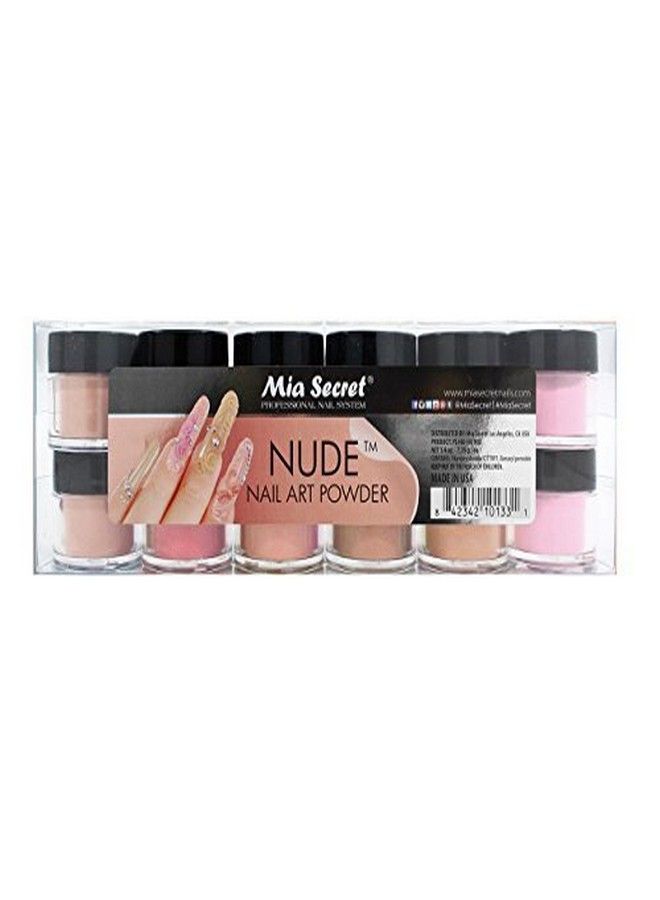 MIA SECRET 6pcs Mia Secret Nude Collection Acrylic Nail Art Powder  - Image 3