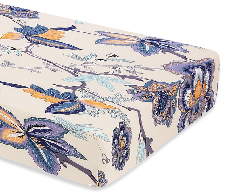 SearchI Stretch Printed Sofa Couch Cushion Covers Replacement Chair Cushion Slipcovers Sofa Seat Cover Furniture Protector Sofa Slipcover Soft with Elastic BottomMedium Flower Pattern