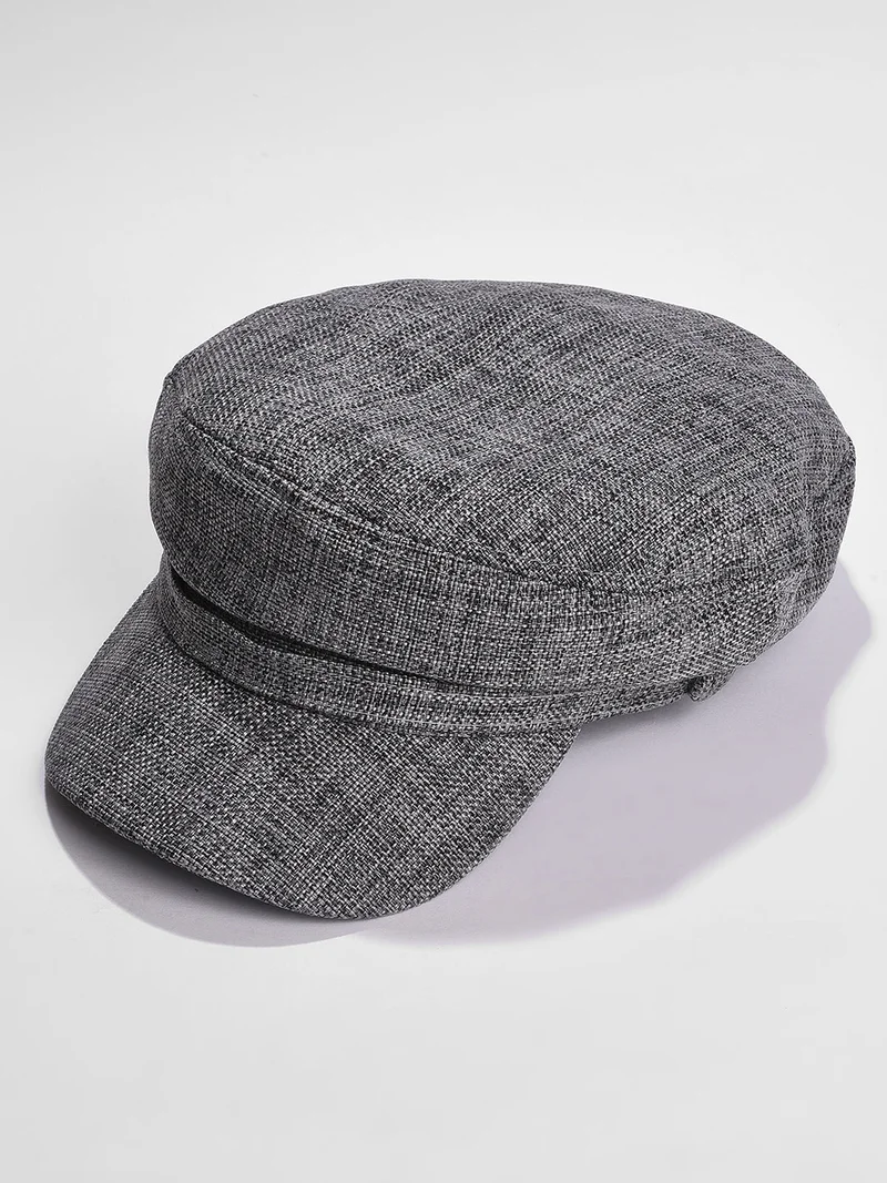 Haute Sauce Grey Solid Bakerboy Hat