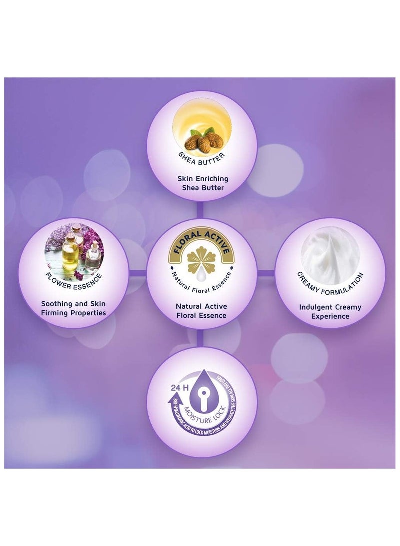 ياردلي لوشن الجسم باللافندر الإنجليزي من ياردلي لندن 2 × 200 مل + المسك الإنجليزي، 200 مل، عبوة من 3 قطع ترطيب فاخر بروائح كلاسيكية - Image 2