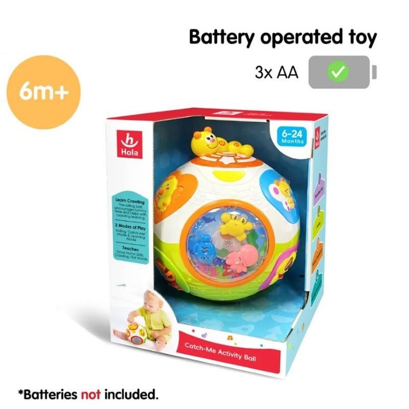 Hola - Catch Me Activity Ball With Light And Music - 938 - Image 2