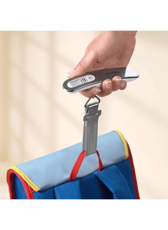 SOEHNLE Portable Handheld Digital Travel Luggage Scale Silver and Grey 50kg 66172 - Image 4
