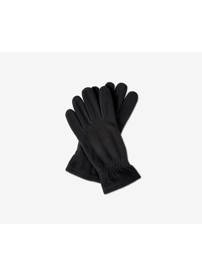 Tchibo Microfleece Gloves, Black  - Image 2