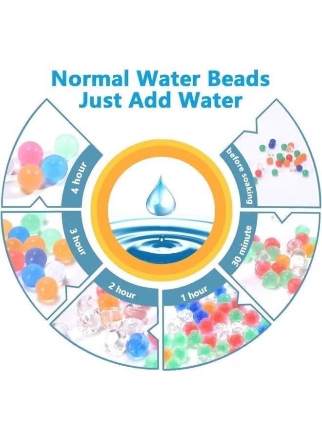 3000 Colorful Gel Balls – 7–8mm Expandable Water Beads for Sensory Play, Water Guns, Home Decor & Soil Moisture – Non-Toxic & Biodegradable – Orbeez-Style – Soft, Vibrant & Easy to Soak – For Kids & Adults - Image 4