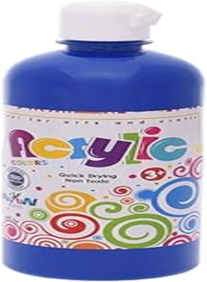 WKW High Quality Non Toxic Acrylic Colors 600ml -Blue