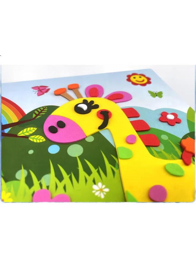 Licheers Children'S 3D Handmade Eva Stickers, 20 Non-Repeating Sheets, 3D Adhesive Toy, Diy Craft Stickers For Boys And Girls - Image 3