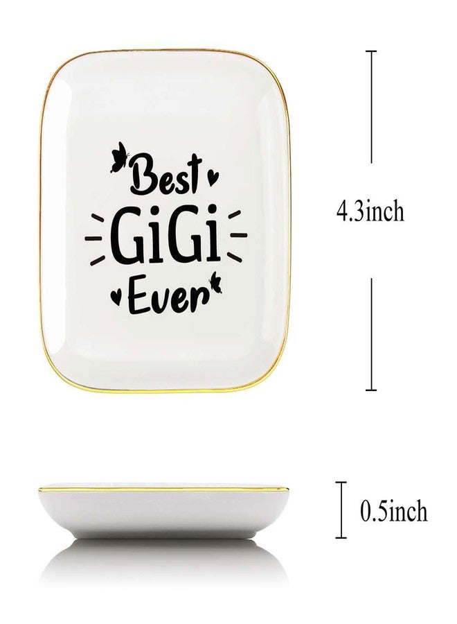 Littlefa Gigi Jewelry Dish Ring Tray Plate,Best Gigi Ever Gifts for Grandma,Unique Gigi Birthday Christmas Meaningful Gifts for Grandma from Grandchild - Image 2