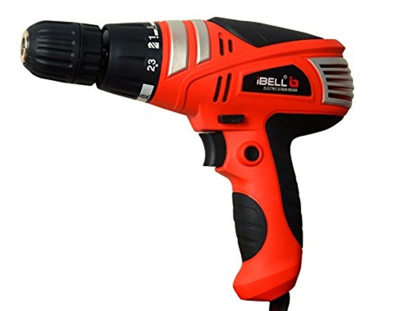 IBELL Electric Screwdriver SD1275 280W Copper Armature 750RPM Chuck 10mm Red - Image 1