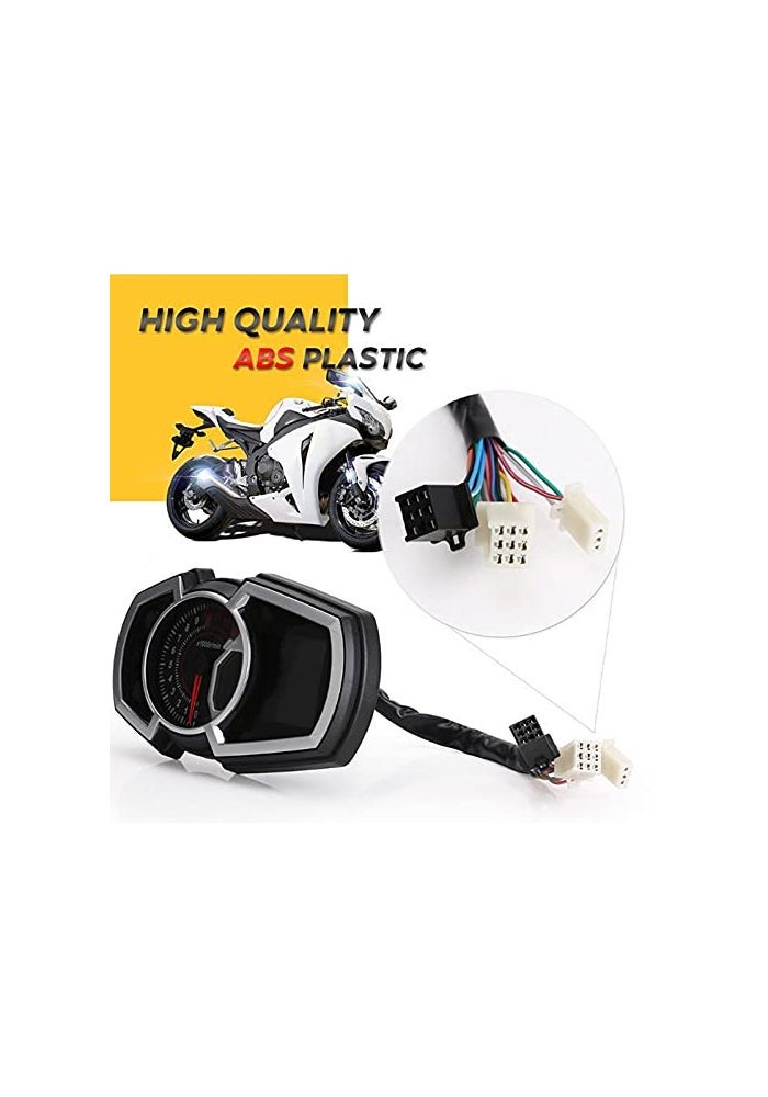 DEMULAX Motorcycle Speedometer and Tachometer Digital Panel - Image 4