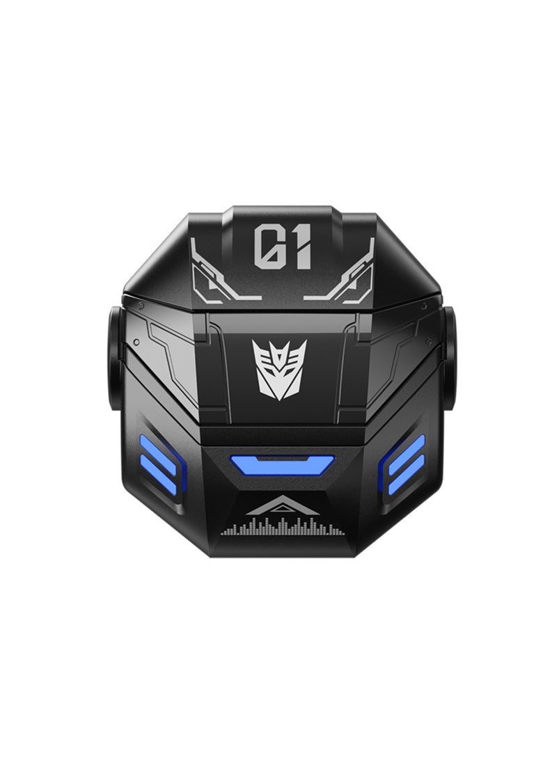 TRANSFORMERS - TF-T36 TWS Bluetooth Earbuds, 10mm Dynamic Drivers, Bluetooth 5.3, Noise Isolation, 30H Battery Life – Black - Image 1