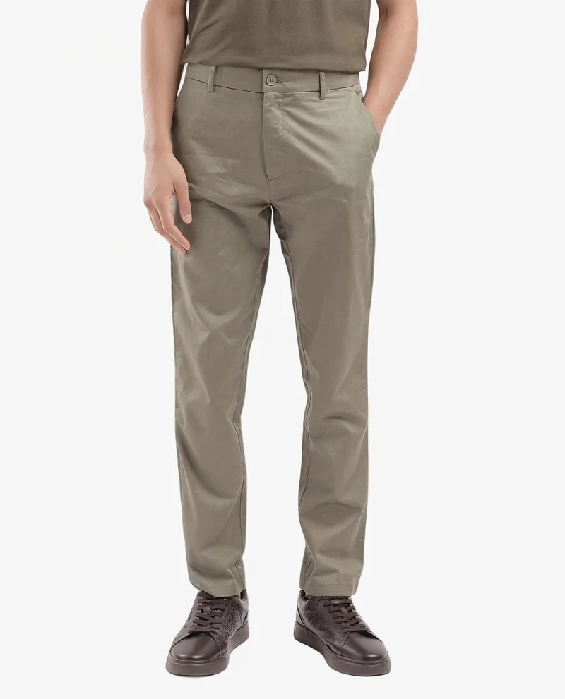 Rare Rabbit Men's Regular Fit Solid Trouser