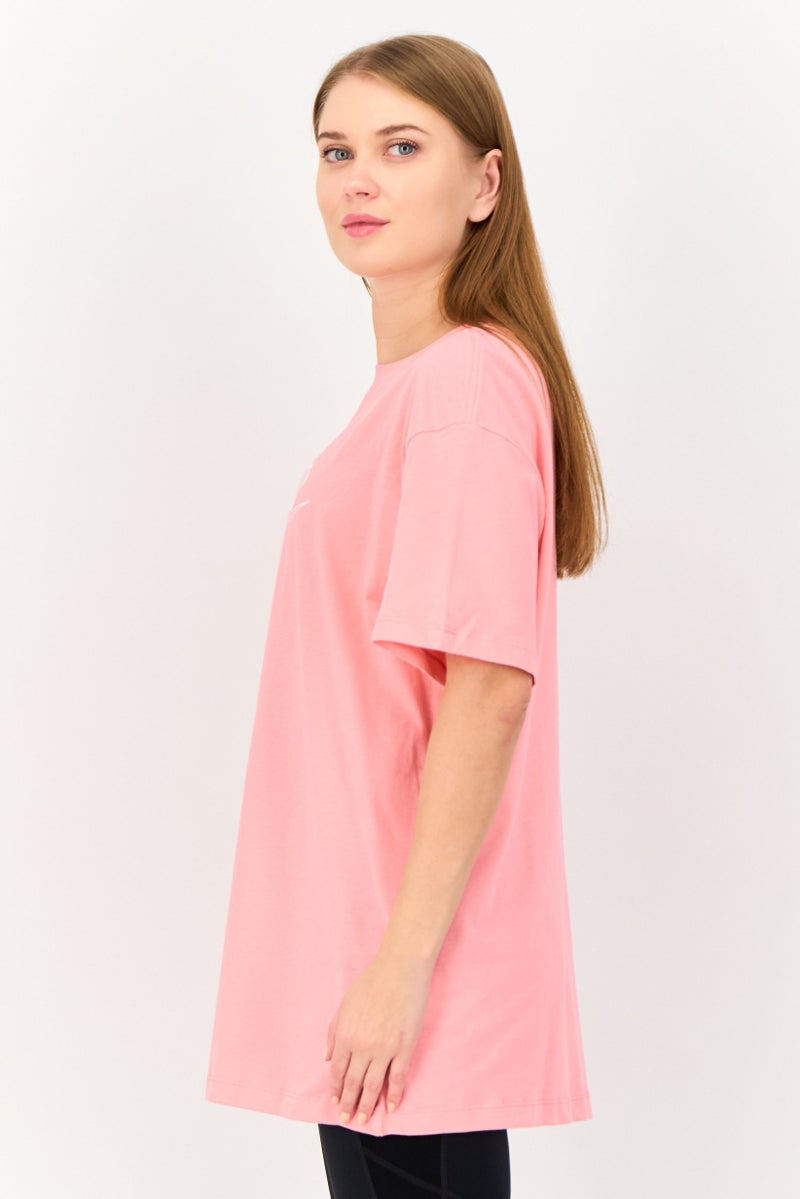 Nike Women Loose Fit Short Sleeve Outdoor T-Shirt, Pink - Image 2