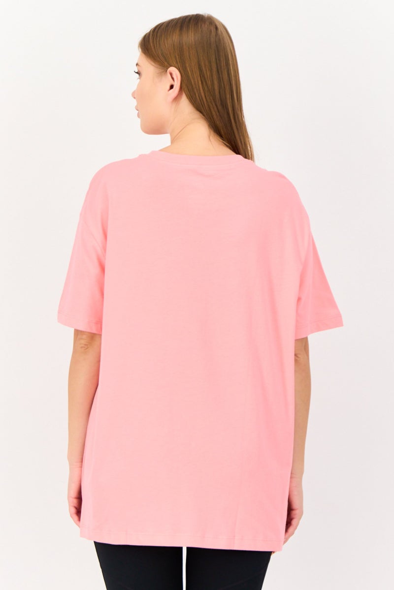 Nike Women Loose Fit Short Sleeve Outdoor T-Shirt, Pink - Image 3