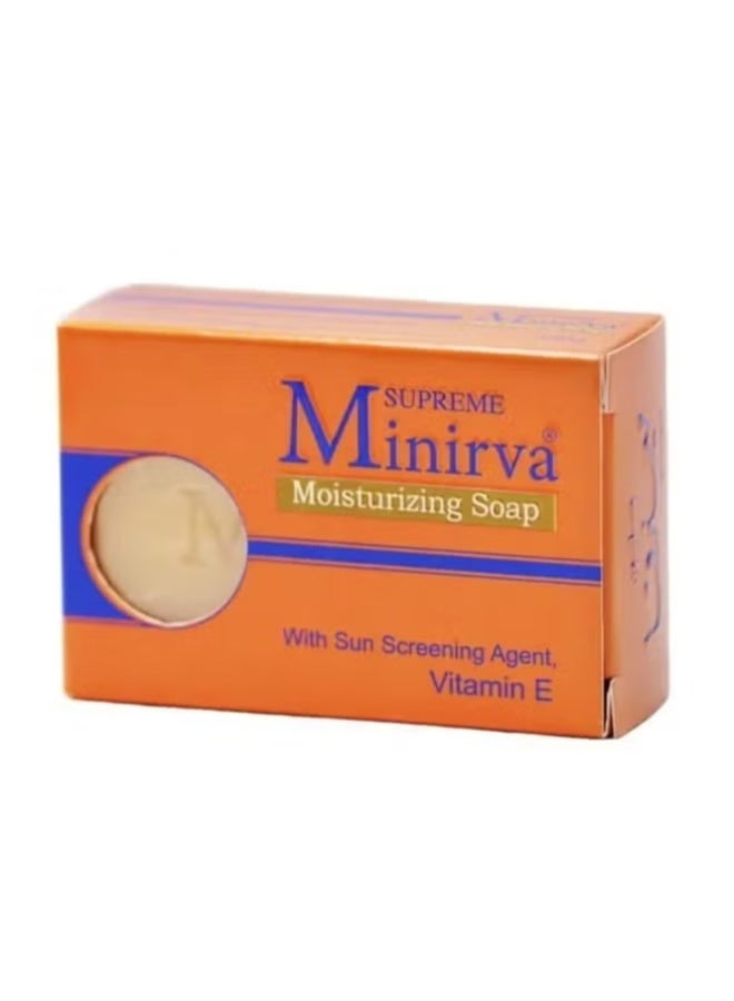 Minirva Moisturizing Soap With Sun Screening Agent, Vitamin E