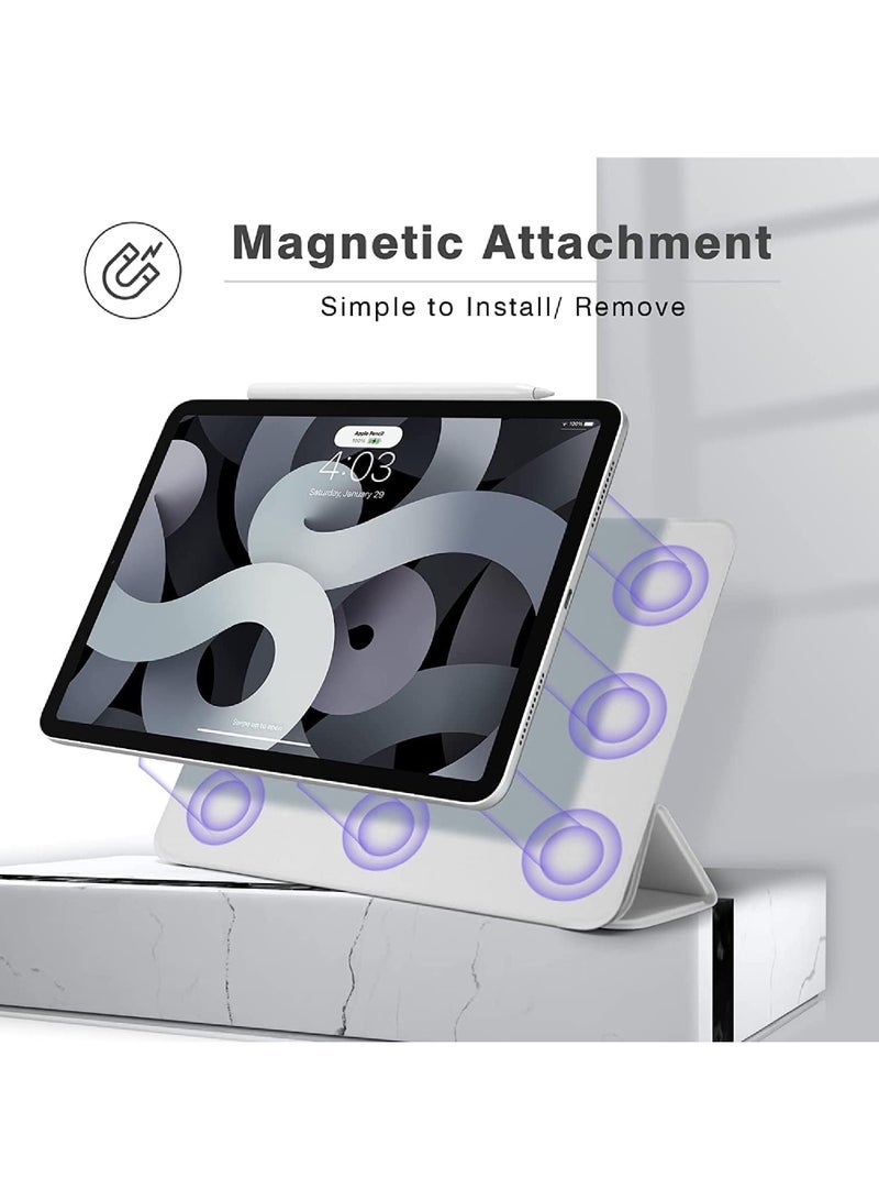Captaintech iPad Air 11/10.9 Magnetic Case (2020-2024) – Slim Protective Cover for M2 iPad Air 6th Gen, 5th u0026 4th Gen | Secure Magnetic Attachment, Auto Sleep/Wake - Image 3