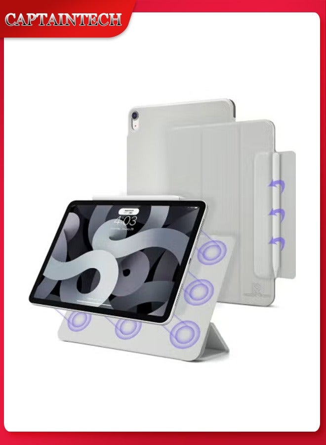 Captaintech iPad Air 11/10.9 Magnetic Case (2020-2024) – Slim Protective Cover for M2 iPad Air 6th Gen, 5th u0026 4th Gen | Secure Magnetic Attachment, Auto Sleep/Wake - Image 1