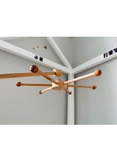 Ozan Tuhafiye Wooden Crib Mobile Hanger with 6 Arms  - Image 1